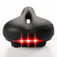 Bike Saddle / Bike Seat Extra Wide / Extra Large Breathable Comfort PU Leather Silica Gel Cycling Road Bike Mountain Bike MTB Red Green Blue