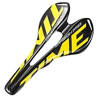 Bike Saddle / Bike Seat Lightweight Breathable Comfort Hollow Design Carbon Fiber Cycling Road Bike Mountain Bike MTB Fixed Gear Bike Black / Yellow miniinthebox