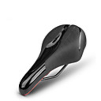 Bike Saddle / Bike Seat Waterproof Skidproof Comfortable Composite PVC(PolyVinyl Chloride) Alloy Cycling Road Bike Mountain Bike MTB Folding Bike Black / Red Black Red