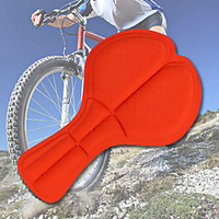Bike Seat Saddle Cover / Cushion Breathable Soft Comfortable Professional Silica Gel Sponge Cycling Road Bike Mountain Bike MTB Recreational Cycling Orange