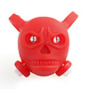 Bike Skull Silicone Safety Rear Led Light LC-6067,  Red