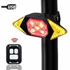 bike tail light with turn signals wireless remote control red rear light usb rechargeable cycling back light fit mountain road commuting bicycle amp; 40;bike tail light with turn signals 5 miniinthebox