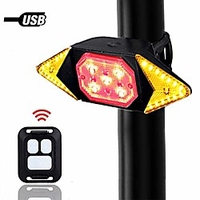 bike tail light with turn signals wireless remote control red rear light usb rechargeable cycling back light fit mountain road commuting bicycle amp; 40;bike tail light with turn signals 5 miniinthebox