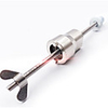 Bike Tool Portable Repair Kit Set (km／m) Adjustable Flexible For Road Bike Mountain Bike MTB Fixed Gear Bike Cycling Bicycle Stainless steel Silver