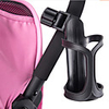 Bike Water Bottle Cage Adjustable Portable Lightweight Nondeformable Durable For Cycling Bicycle Road Bike Mountain Bike MTB Recreational Cycling PVC(PolyVinyl Chloride) Black