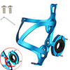 Bike Water Bottle Cage Adjustable Portable Lightweight Protective Durable For Cycling Bicycle Road Bike Mountain Bike MTB Folding Bike Recreational Cycling Aluminum Alloy Black Gold Silver