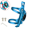 Bike Water Bottle Cage Adjustable Portable Lightweight Protective Durable For Cycling Bicycle Road Bike Mountain Bike MTB Folding Bike Recreational Cycling Aluminum Alloy Black Gold Silver