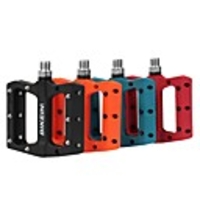 BIKEIN Mountain Bike Pedals Flat Platform Pedals Sealed Bearing Anti-Slip High Strength Nylon Fiber for Cycling Bicycle Road Bike Mountain Bike MTB BMX Black