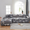 Bird Print 1-Piece Sofa Cover Couch Cover Furniture Protector Soft Stretch Sofa Slipcover Spandex Jacquard Fabric Super Fit for 1~4 Cushion Couch and L Shape Sofa, Easy to Install(1 Free Cushion Cover)