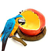 Birds Feeder BowlBird Food Feeding Bowl Feed Cup for Small Parrots Cockatiels Conure Hamster Small Animal Drinking Water Container for Birds Cage Accessories