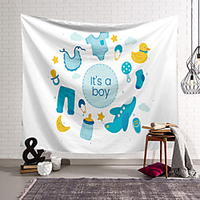 Birth Reveal Wall Tapestry Art Decor Blanket Curtain Hanging Home Bedroom Living Room Decoration Polyester miniinthebox