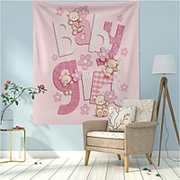 Birth Reveal Wall Tapestry Art Decor Blanket Curtain Hanging Home Bedroom Living Room Decoration Polyester miniinthebox
