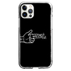 Black Background Action Gesture Pattern Case For Apple IPhone 12 11 SE2020 Unique Design Protective Case Shockproof Cover TPU Clear Case For IPhone 12 Pro Max XR XS Max IPhone 8 7 miniinthebox
