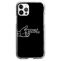 Black Background Action Gesture Pattern Case For Apple IPhone 12 11 SE2020 Unique Design Protective Case Shockproof Cover TPU Clear Case For IPhone 12 Pro Max XR XS Max IPhone 8 7 miniinthebox