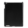 Black Crocodile Skin Pattern Protective Back Case/Cover/Skin for Apple iPad 2