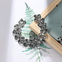 Black Cubic Zirconia Bracelet Pear Cut Vintage Theme Vintage European Fashion Imitation Diamond Bracelet Jewelry Silver For Christmas Gift Date Birthday Festival