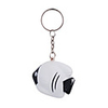 Black Fish Style Keychain with Soft Plastic Material