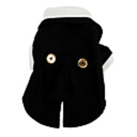 Black Formal Blazer with Bow Tie for Dogs (XS-XL,  Black)