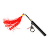 Black Knife with Sheath Keychain Tassels
