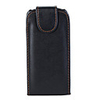 Black Leather Vertical Pouch Case For Nokia 5800