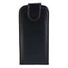 Black Leather Vertical Pouch Case For Nokia N79 Mini