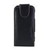 Black Leather Vertical Pouch Case For Nokia N86