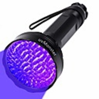 Black Light Flashlights / Torch UV Flashlight LED 100 Emitters Adjustable Windproof Easy Carrying Durable Camping / Hiking / Caving Everyday Use Fishing Purple Light Source Color Black