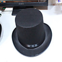 Black Magic Hat Hat Magic Hat Hat High Cap Jazz Hat Halloween Props