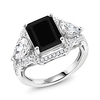black onyx 925 sterling silver women