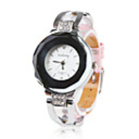 Black PU Leather Band Women