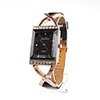 Black PU Leather Band Women
