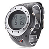 Black Sports Watch with Heart Rate Monitor