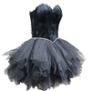 Black Swan Little Black Dress Elegant Vacation Dress Dress Masquerade Prom Dress Women