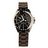 Black Tone Gear-shaped Stainless Steel Quartz Watch For Women