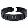 black tungsten carbide 16mm men