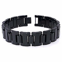 black tungsten carbide 16mm men