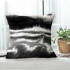 Black White Double Side Cushion Cover 1PC Soft Decorative Square Throw Pillow Cover Cushion Case Pillowcase for Sofa Bedroom Livingroom Outdoor Superior Quality Machine Washable Outdoor Cushion for Sofa Couch Bed Chair miniinthebox