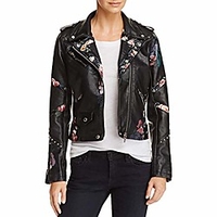 blank nyc womens fall faux leather motorcycle jacket black xs miniinthebox