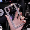 Bling Bling Case For Apple iPhone XS Rhinestone /Diamond Transparent iPhone Case Back Cover Rhinestone Soft TPU Case for iPhone XR iPhone XSMax miniinthebox