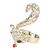 Bling Bling Style Rhinestone Studded Ring