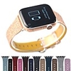 Bling Glitter Genuine Leather Band For Apple Watch 40mm/44mm/42mm/38mm Bracelet For Apple Watch Series 6 SE 5 4 3 2 1