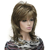 Blonde Highlighted Long Soft Layered Shag Synthetic Wig for Women miniinthebox