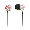 Blossom Flower Style Earphones (Silver)