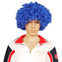 Blue Afro Hairpiece