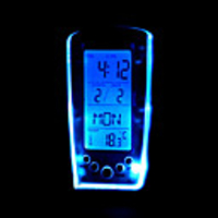 Blue Backlight Music Alarm Clock(GD-0707)