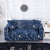 Blue Branch Print Dustproof All-powerful Slipcovers Stretch Sofa Cover Super Soft Fabric Couch Cover with One Free Boster Case(Chair/Love Seat/3 Seats/4 Seats) miniinthebox