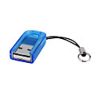 Blue Cover TF Card Reader