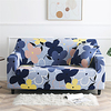 Blue Floral Print Dustproof All-powerful Slipcovers Stretch Sofa Cover Super Soft Fabric Couch Cover with One Free Boster Case(Chair/Love Seat/3 Seats/4 Seats) miniinthebox
