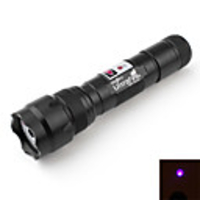 Blue Laser Pointer with Charger and Battery (5mw, 405nm, Black)