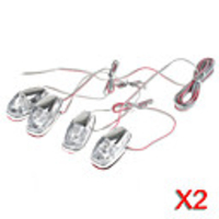 Blue LED Car Side Lights and Exterior Light (12V, 8 Pcs)